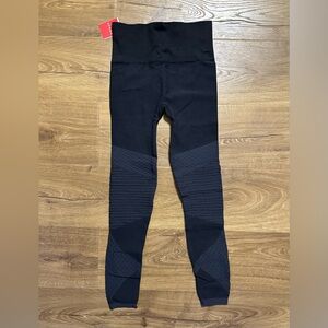 SPANX Black Moto Leggings Small NWT